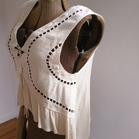 Surf Gypsy Boho Crochet Top - Picture 3 of 7